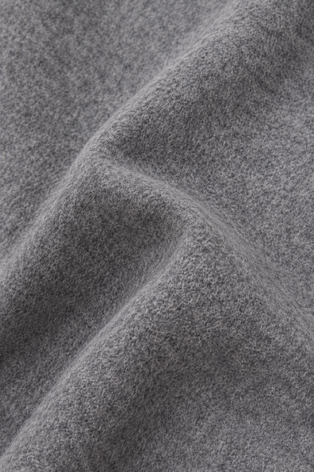 Cappotto lungo doppiopetto — Grigio, dettaglio del tessuto