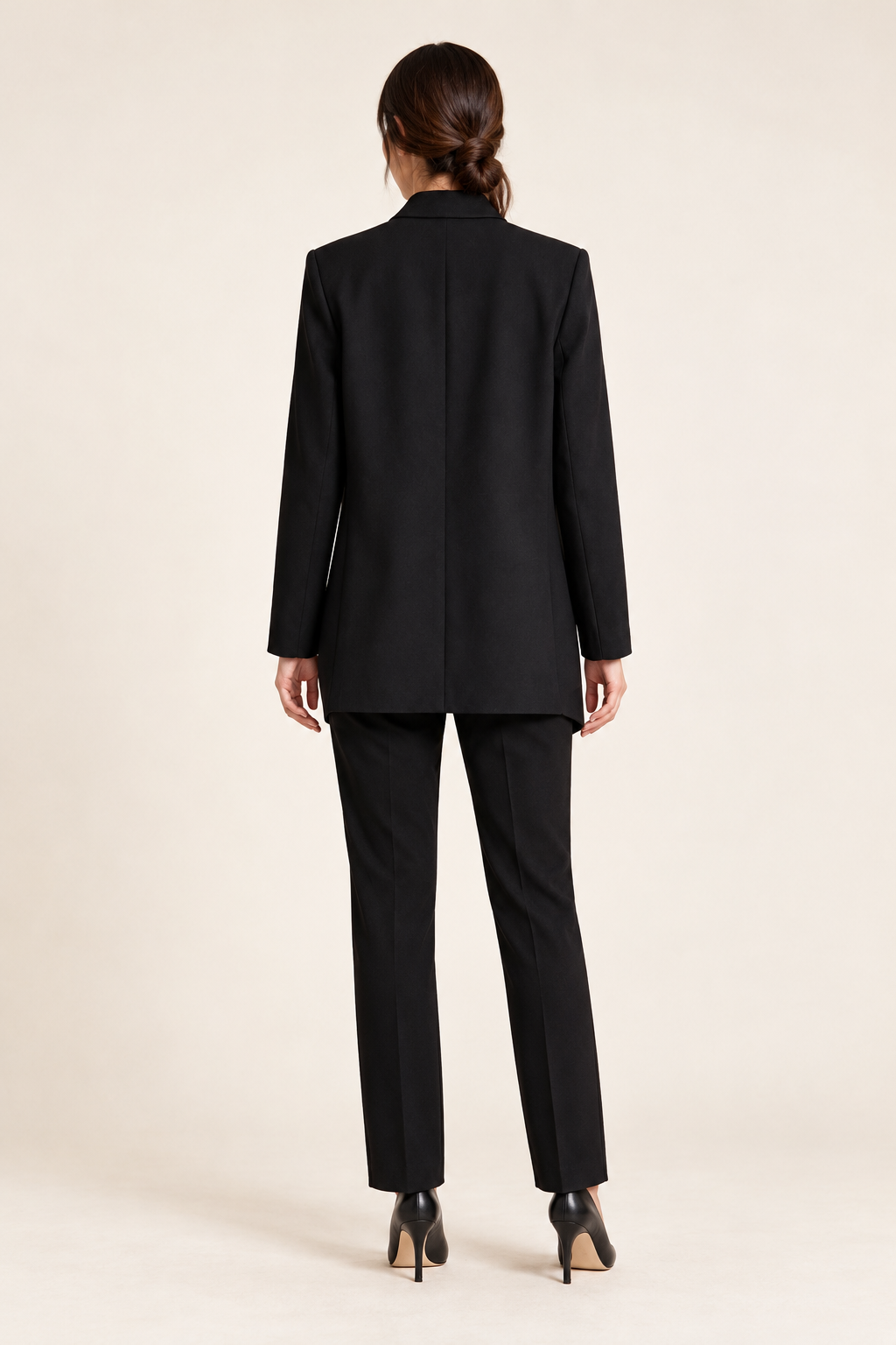 Blazer asimmetrico — Nero, Sofia, vista posteriore